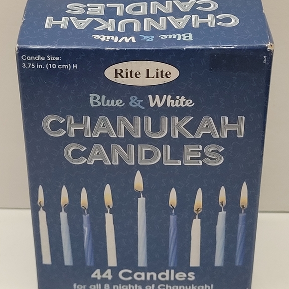 (Lot Of 10) Rite Lite Chanukah Candles (44 Candles Per BOX) 3.75" Mixed Colors. - Picture 2 of 6